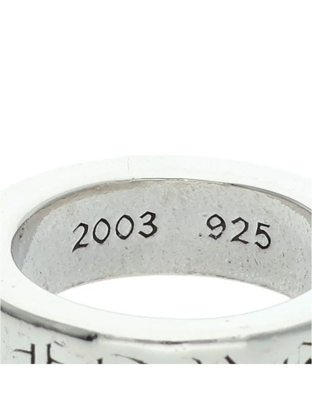 Chrome Hearts Spacer Forever Silver Ring